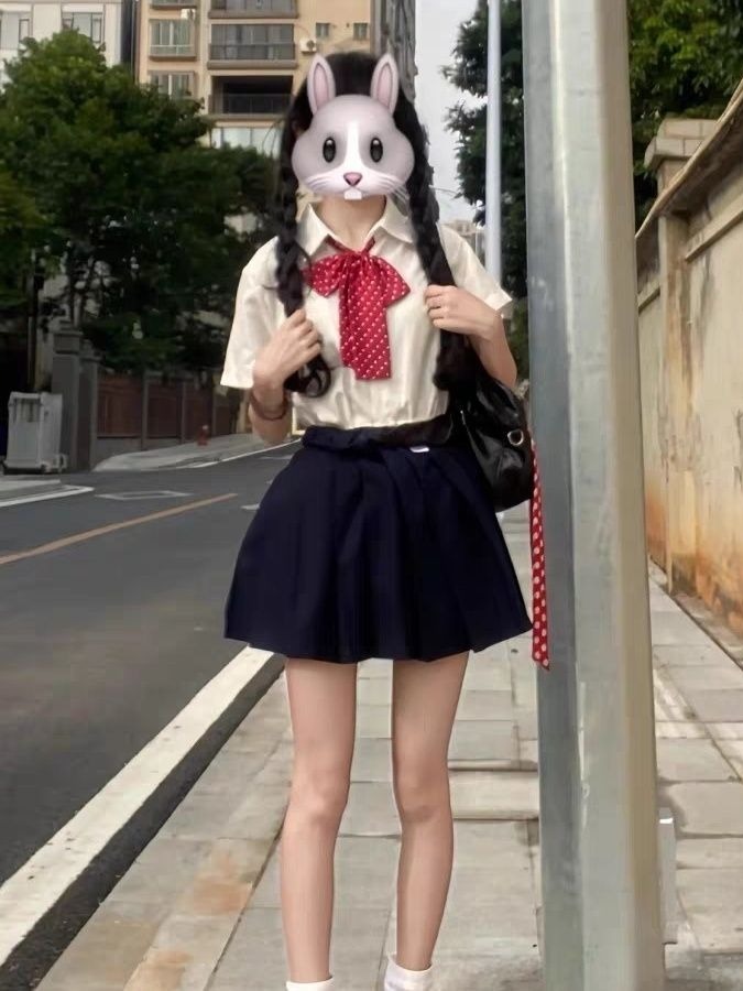 Embroidery Uniform - Summer Women's College Style Japanese Original