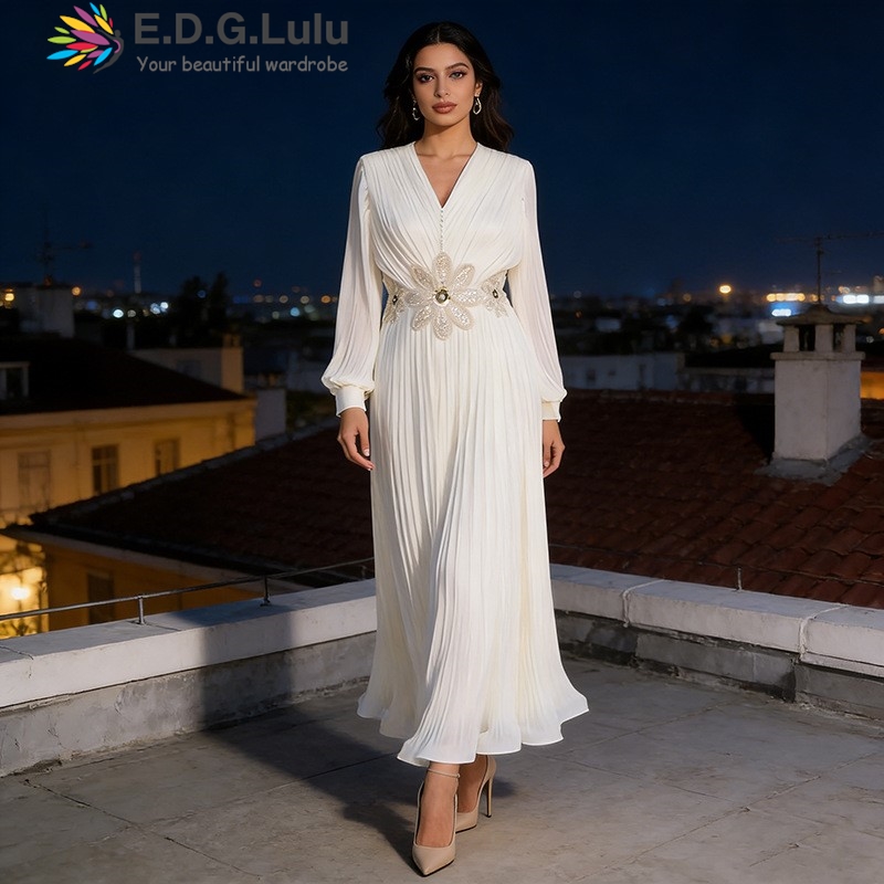 Embroidery Design 3D - EDGLuLu Design White 3d Embroidery Floral