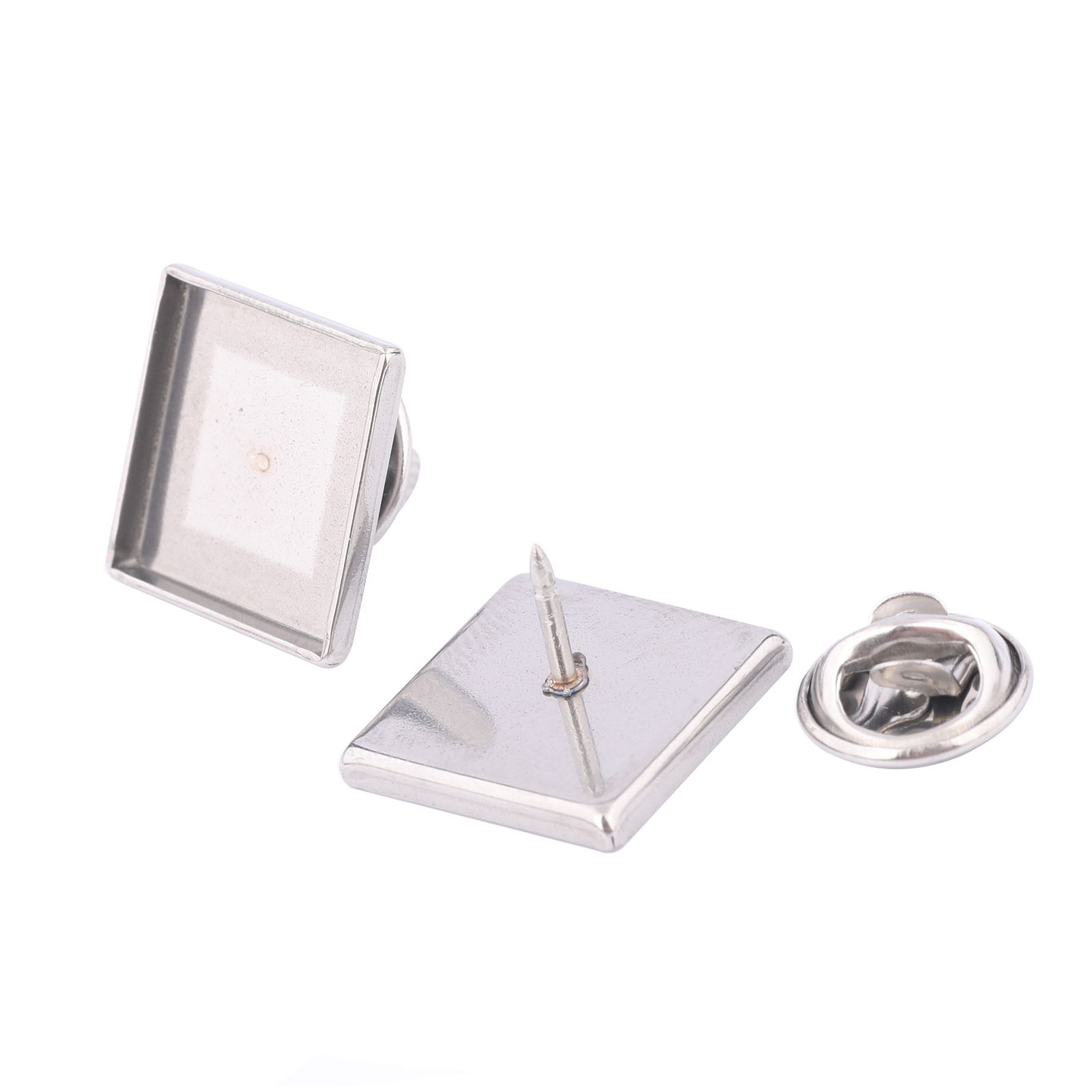 Embroidery Simple - 10pcs Stainless Steel Fit 15mm Square