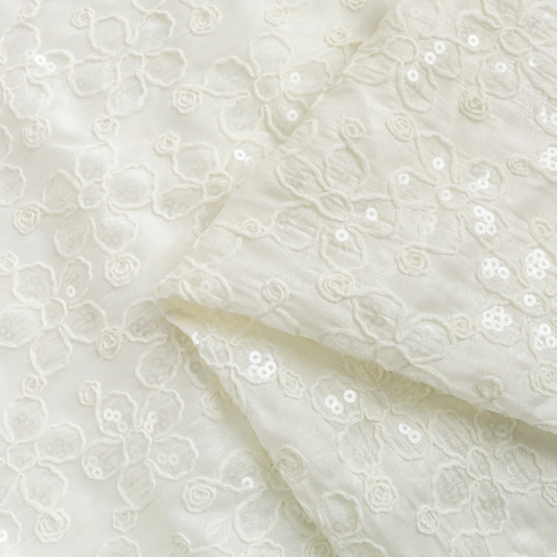 Embroidery Design 3D - New sequin 3D rope embroidered floral
