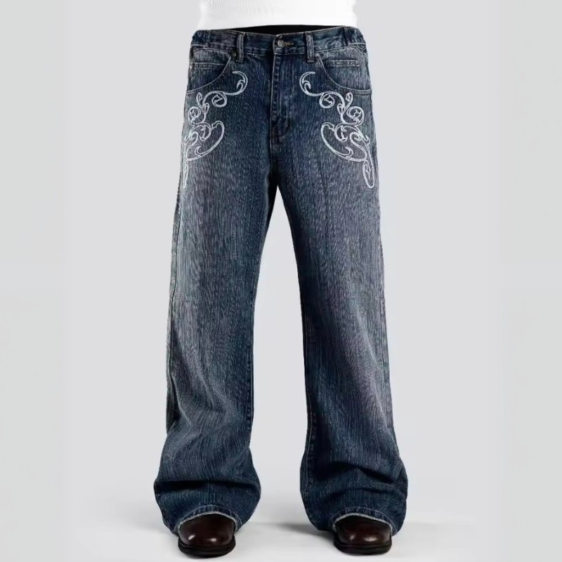 Embroidery Uniform - Retro Y2K 2 Pcs Set Street
