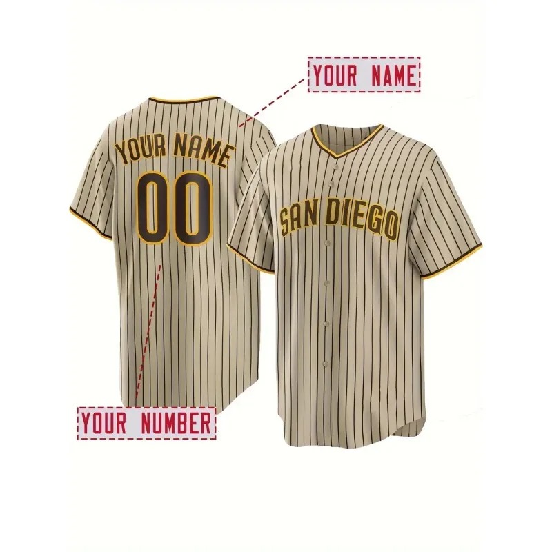Embroidery Uniform - Custom Name And Number Men's Embroidery