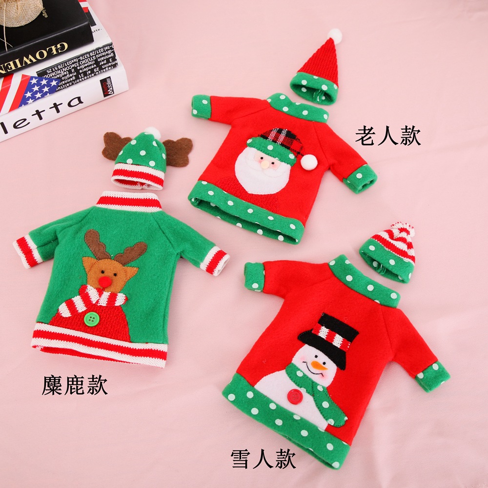 Embroidery Xmas Ornaments - 2025 New Christmas Table Decoration Snowman
