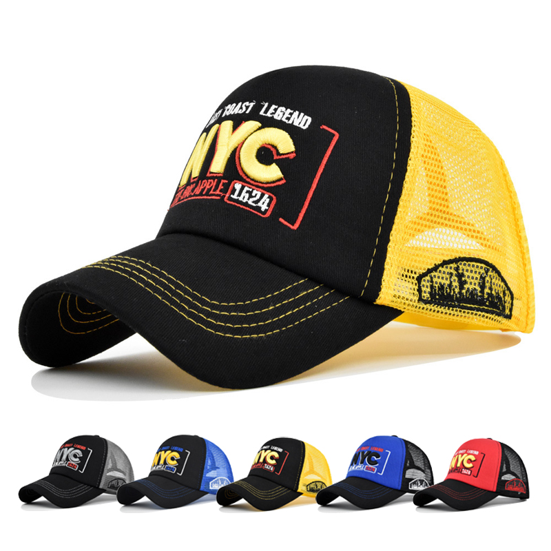 Embroidery Nyc - Baseball Cap Adult Net cap Summer