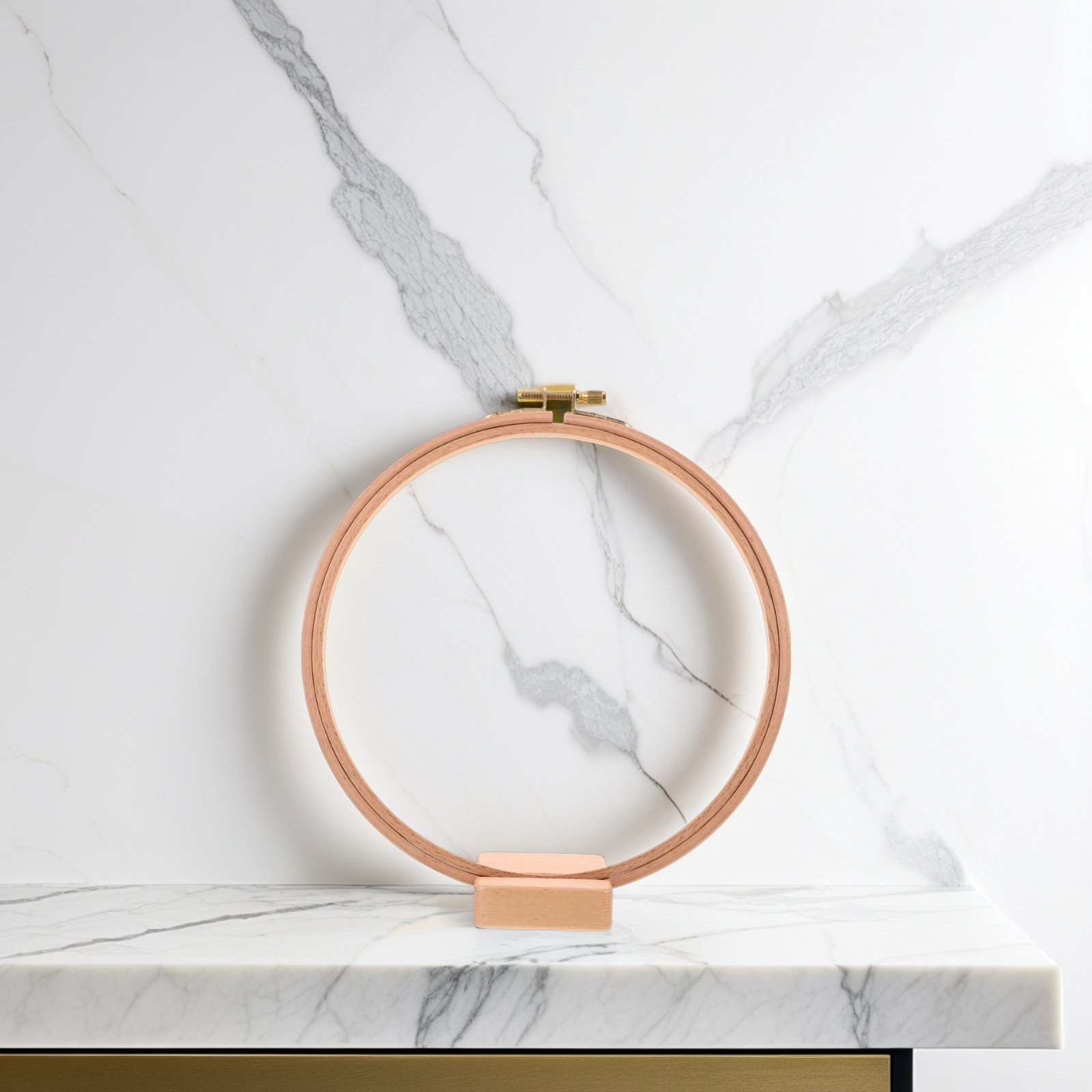 Embroidery Hoop - 1Set Artisan Wooden Embroidery Hoop Stand