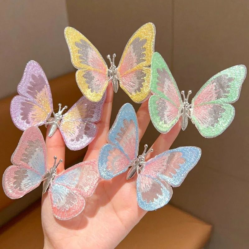 Embroidery Design 3D - 6/12PCS 3D Moving Butterfly Embroidery Automotive