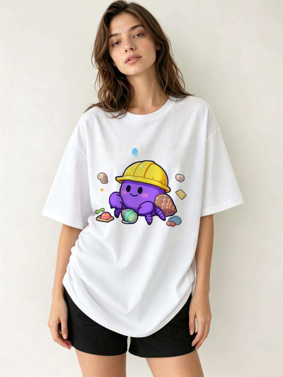 Embroidery University - T-Shirt Crop Short Sexy Cute Sweet