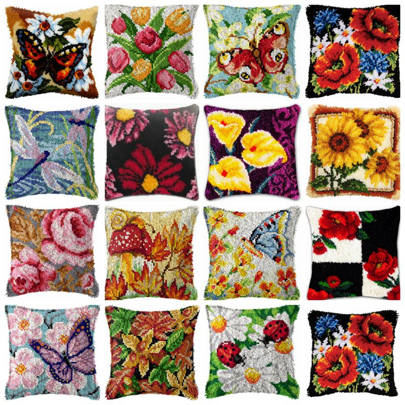 Embroidery Knot - Flowers Plant Latch Hook Kit Knot