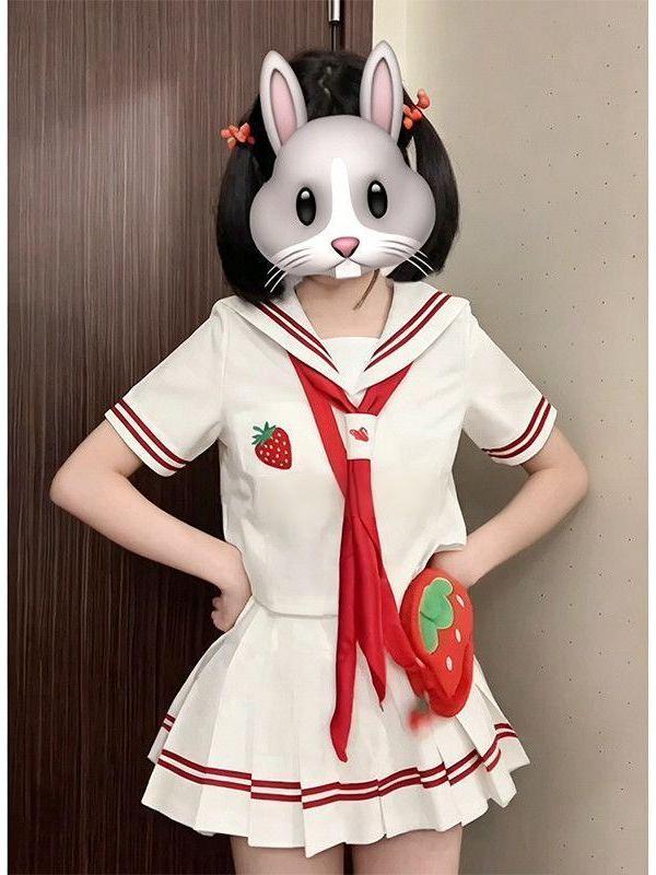 Embroidery Uniform - 2026 Anime JK Uniform Strawberry Embroidery