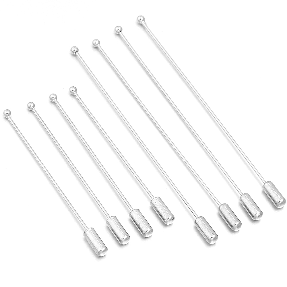 Embroidery Simple - 10pcs/lot 60/90cm Rhodium Color Copper Length