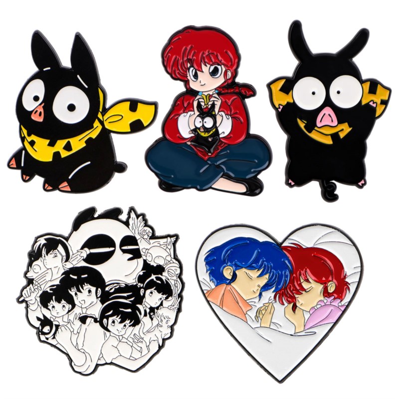Embroidery Simple - Cute Q Version Cartoon Girl Black