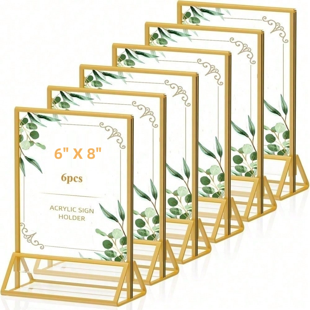 Embroidery Studio - Pack of 6 6x8 Gold Picture