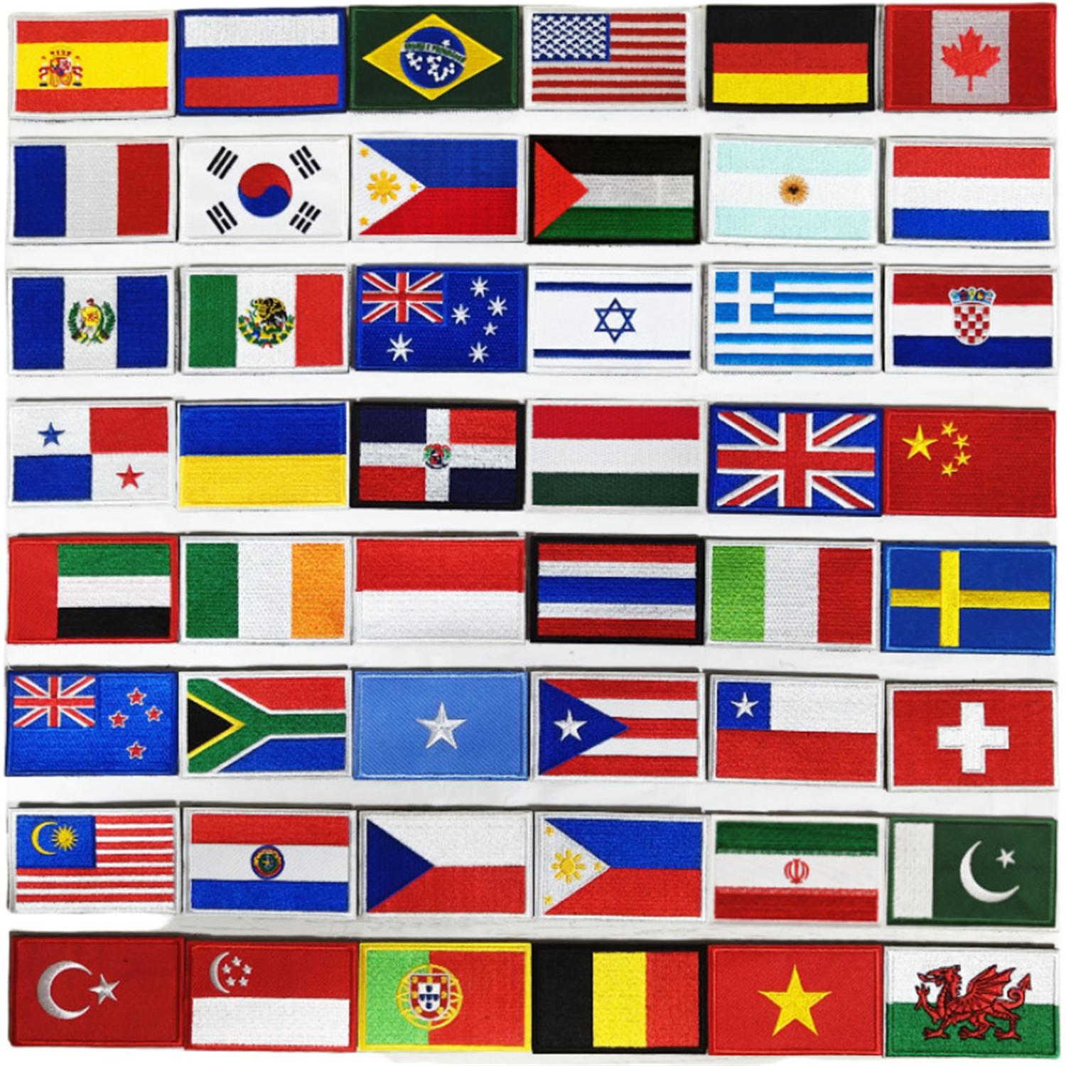 Embroidery Australia - Embroidery Flag Patch US UK Canada