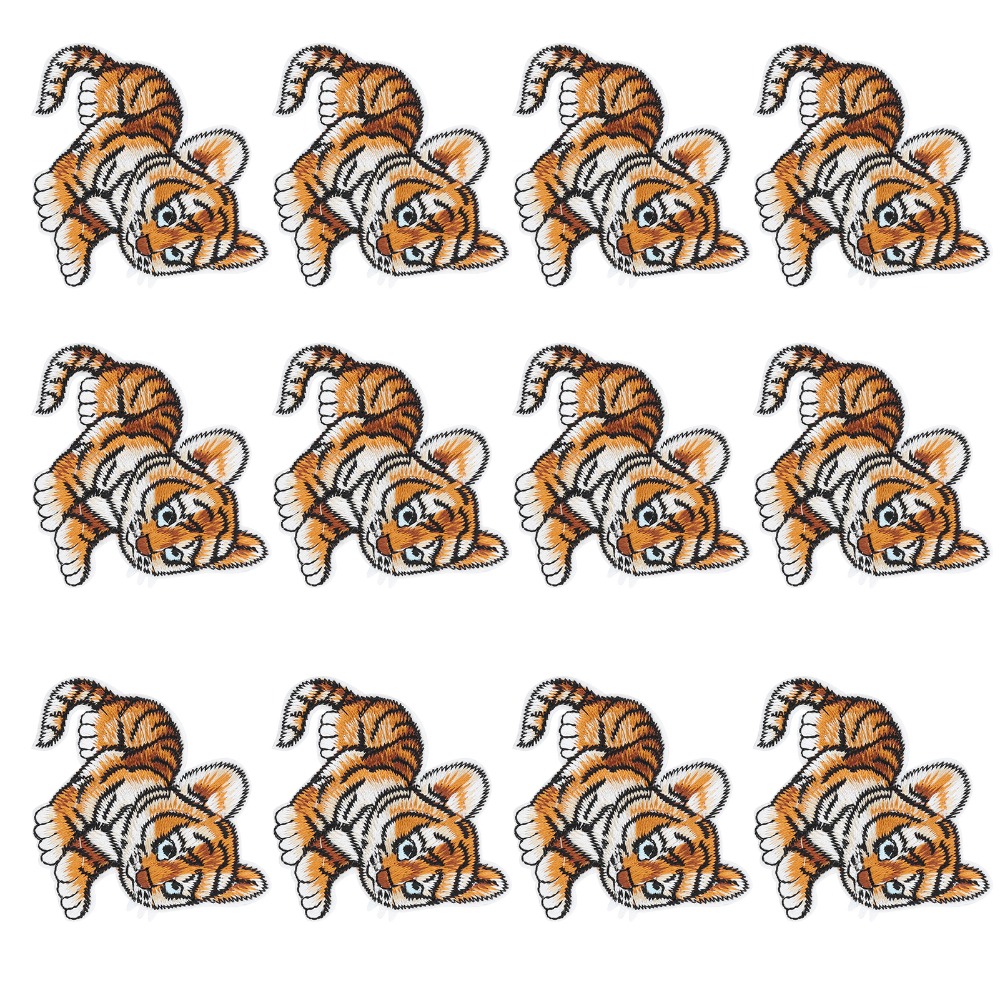 Embroidery X Pattern - 12pcs Pattern Embroidery Embroidery Cloth Stickers