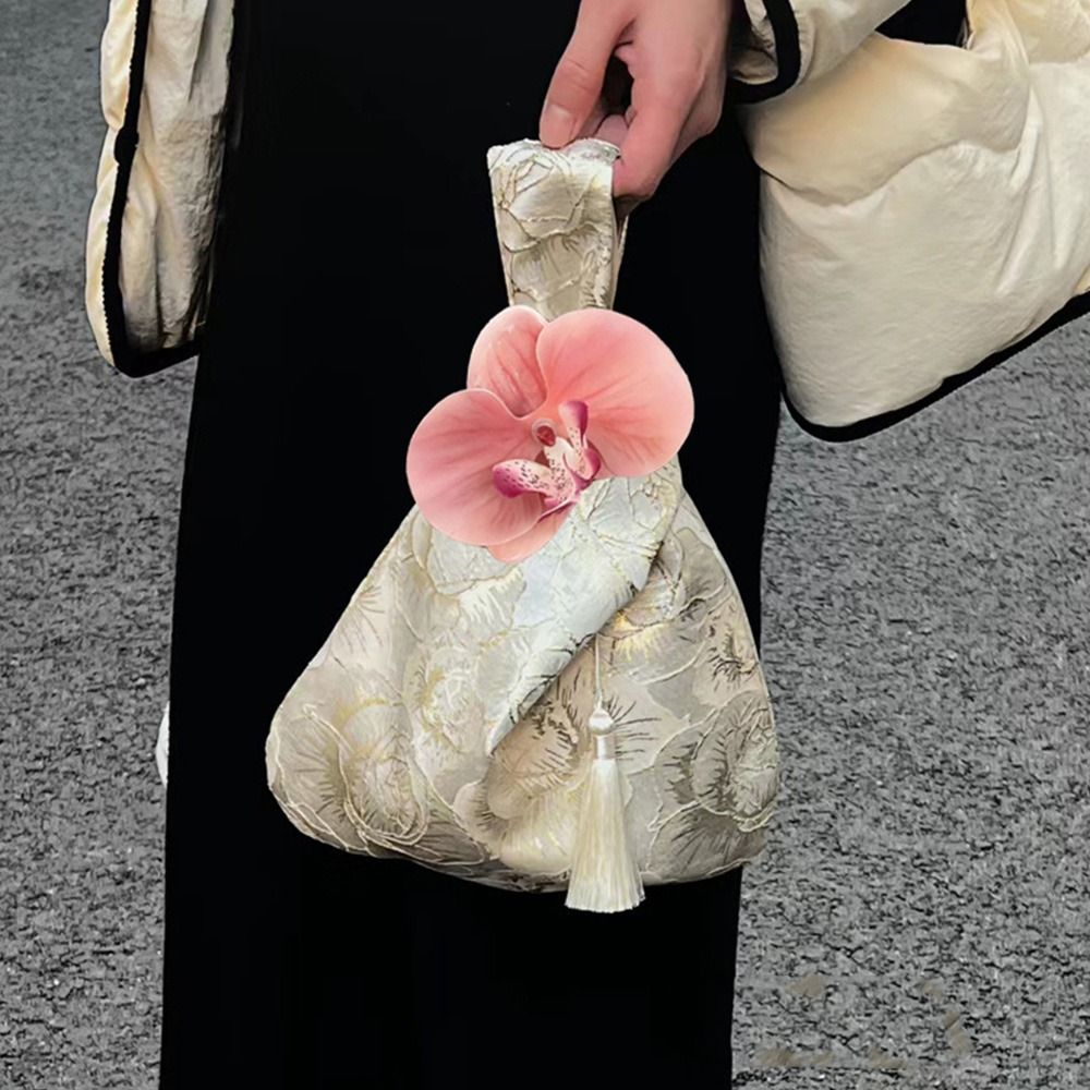 Embroidery Knot - New Chinese Style Knot Wrist Bag