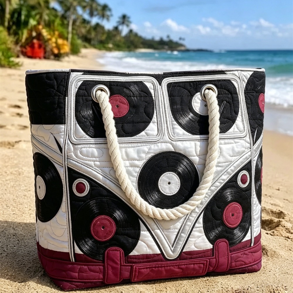 Embroidery X Pattern - Women's Quilted Handbag, Lightweight and Durable