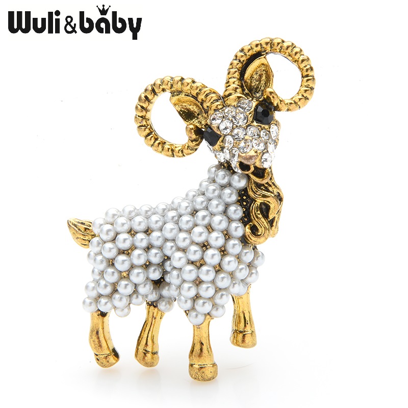 Wuli&baby Vintage Pearl Goat B - Embroidery Australia review and price