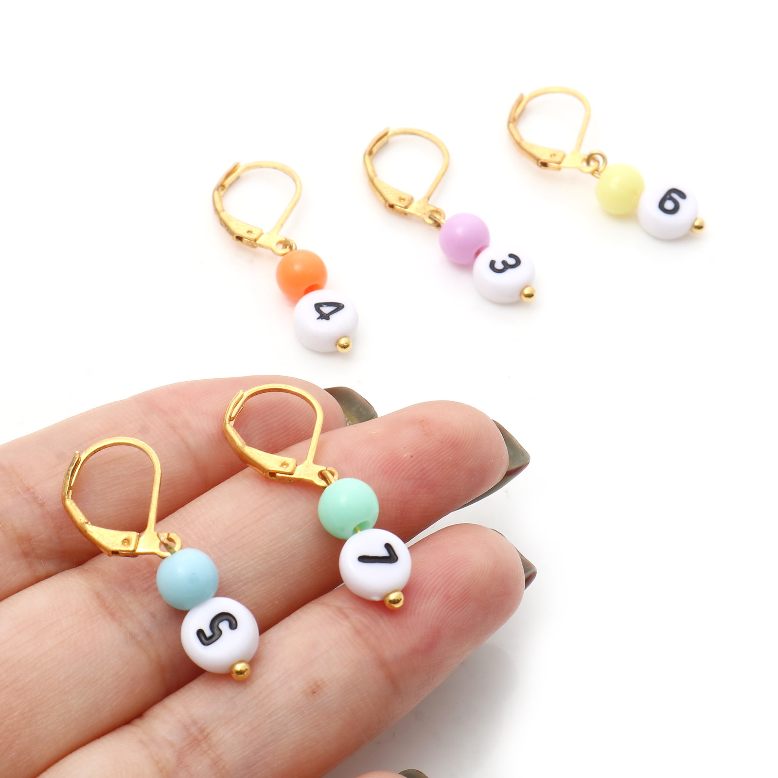 1 Set ( 10 PCs/Set) Copper & A - Stitch Marker Ring review and price