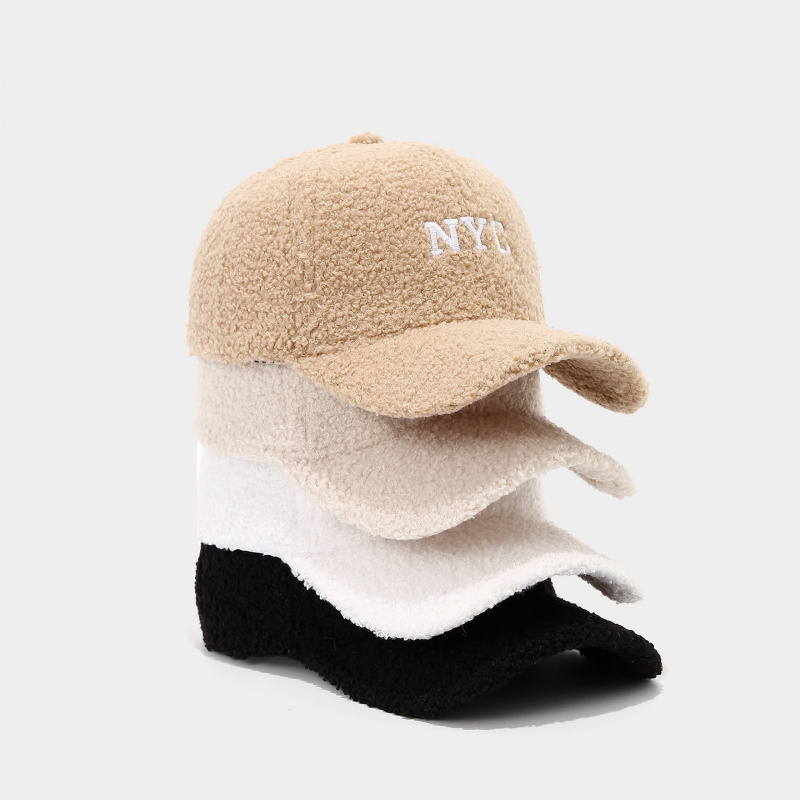 Teddy Fleece Baseball Cap with - Embroidery Nyc review and price