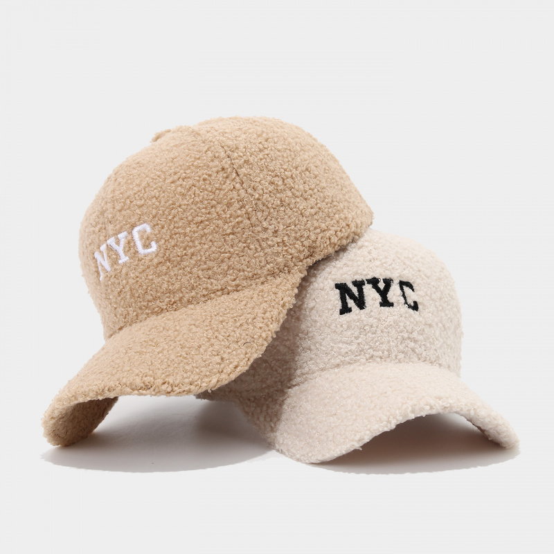 Teddy Fleece Baseball Cap with - Embroidery Nyc review and price