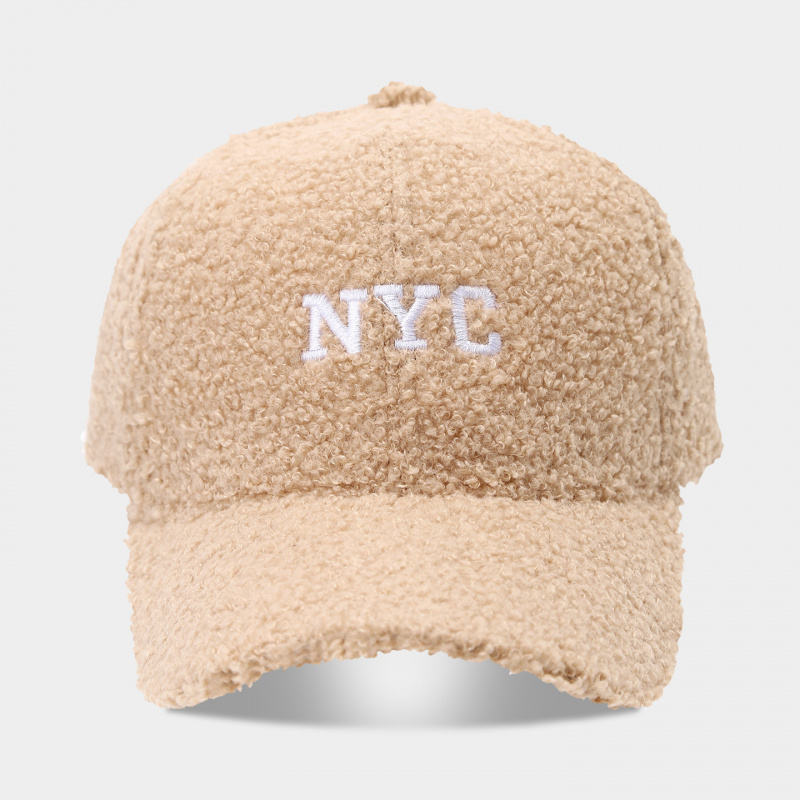 Teddy Fleece Baseball Cap with - Embroidery Nyc review and price