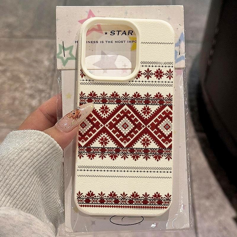 White Lychee Pattern Red and W - Embroidery X Pattern review and price