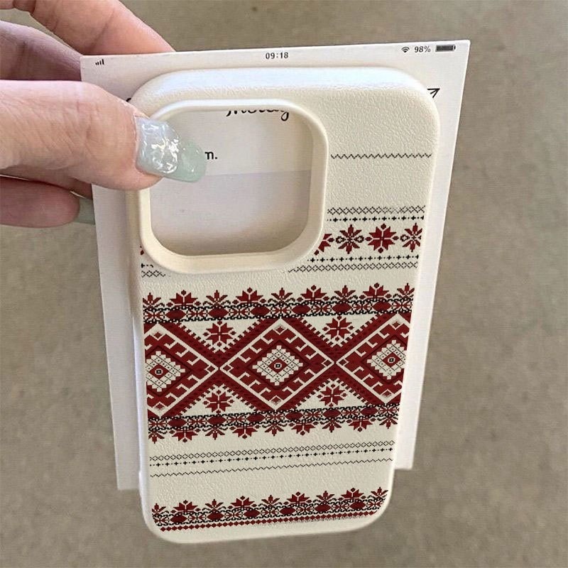 White Lychee Pattern Red and W - Embroidery X Pattern review and price