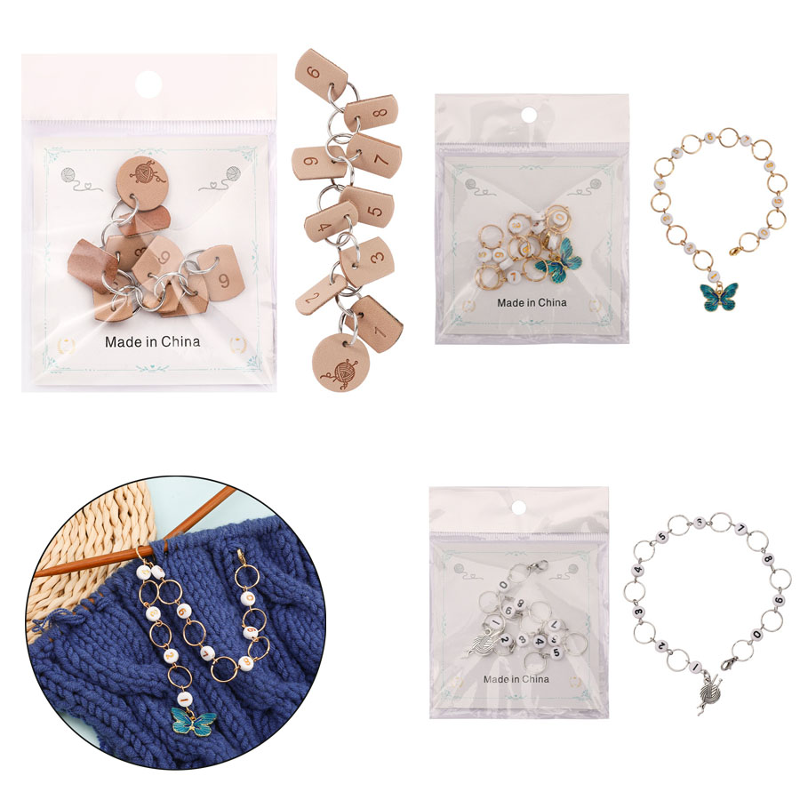 Sweater Crochet Butterfly Knit - Stitch Marker Ring review and price