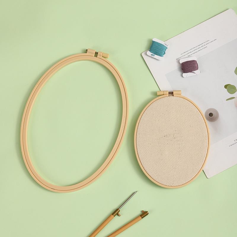 Imitation Bamboo Plastic Oval  - Stitch Marker Ring review and price