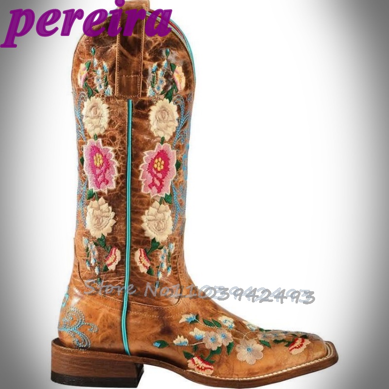 Embroidered Flower Boots Rose  - Embroidery Garden review and price