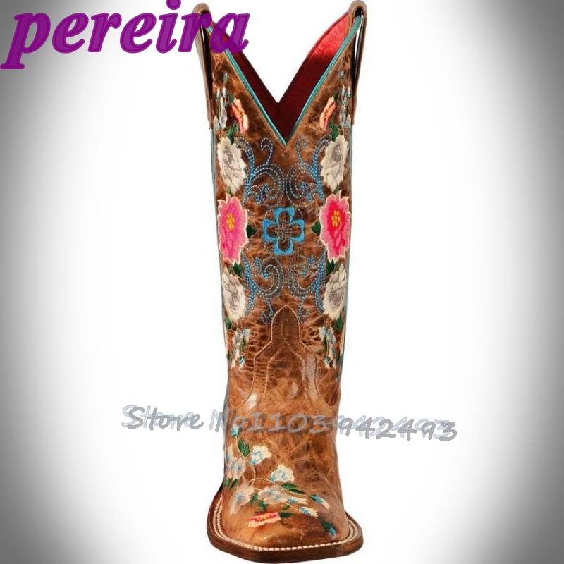Embroidered Flower Boots Rose  - Embroidery Garden review and price