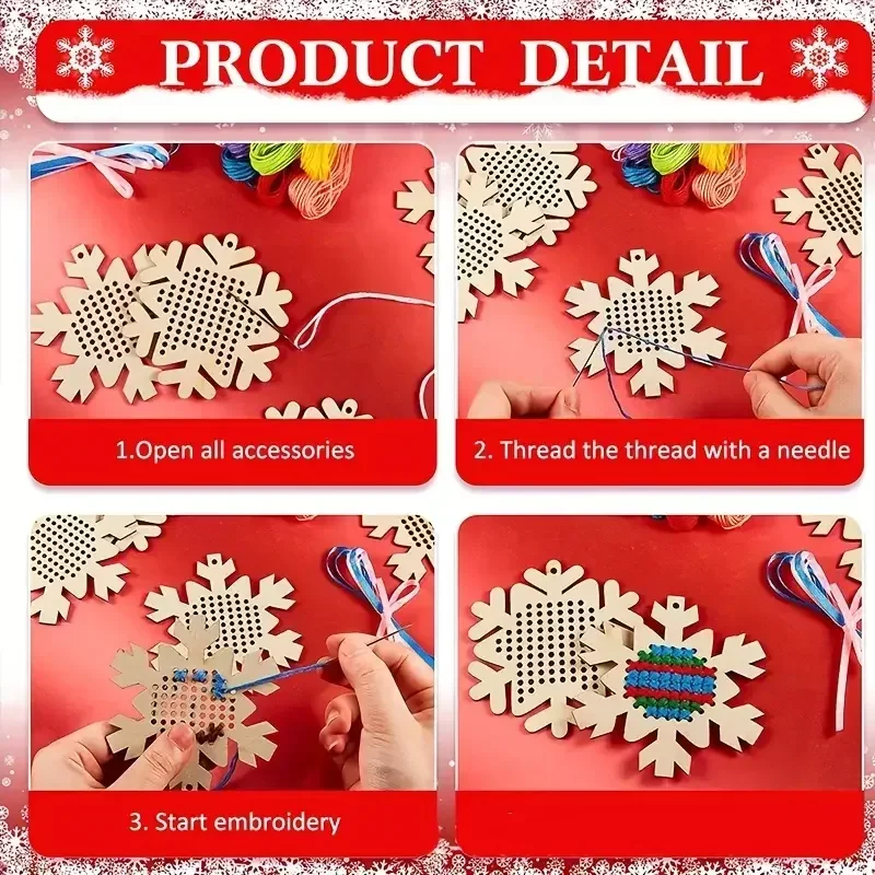 1set 2026 Latest Top Quality G - Embroidery Xmas Ornaments review and price