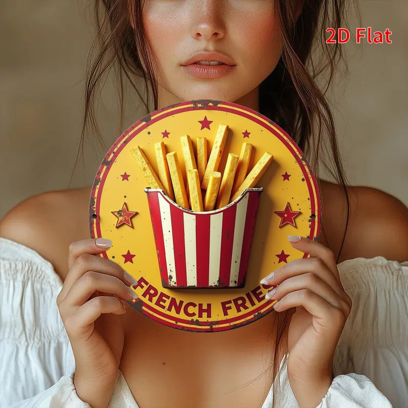 2D Flat, 1pc Retro French Frie - Embroidery Garden review and price