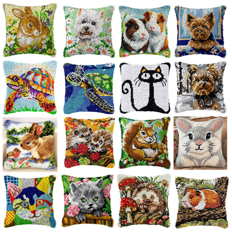 DIY Rabbit Cat Latch Hook Rug  - Embroidery Knot review and price