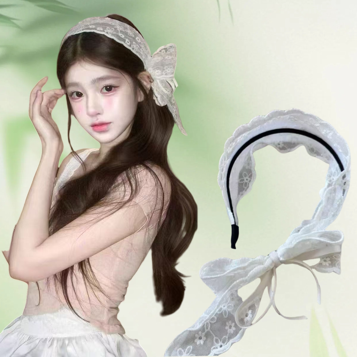 New Vintage Pastoral Lace Hair - Embroidery Ribbon review and price