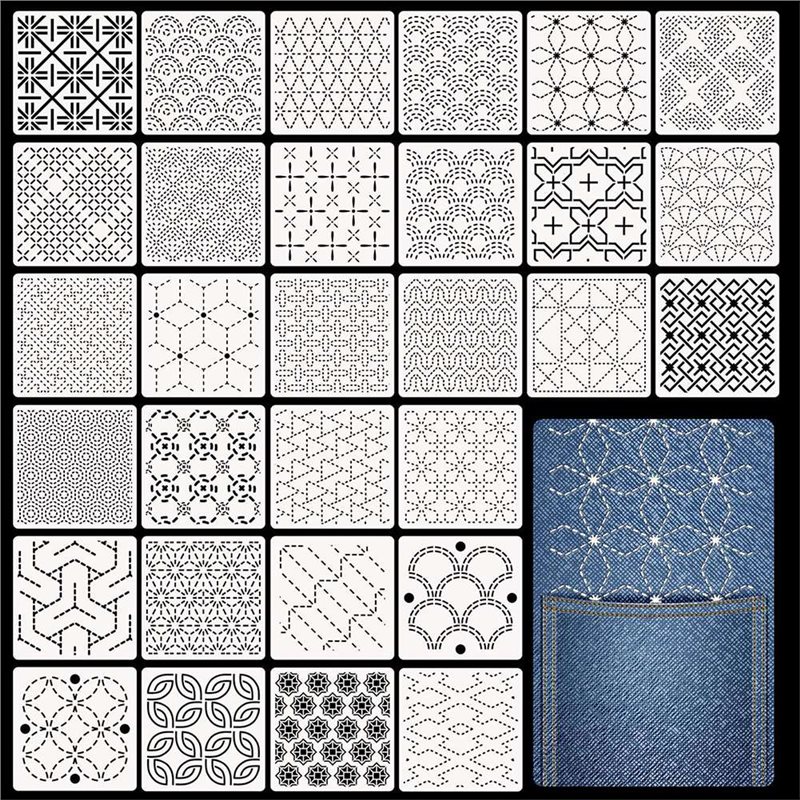 ABBP-30 Pcs Spike Template Ste - Embroidery X Pattern review and price