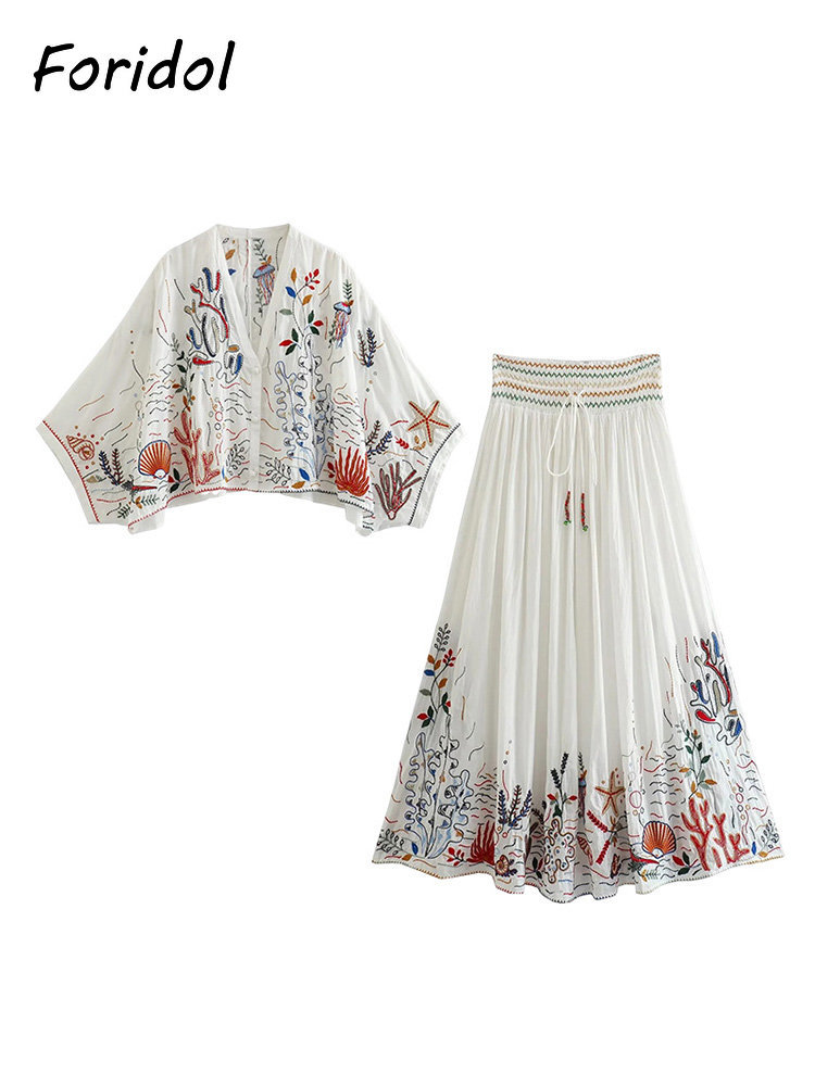 Foridol Marine Organism Embroi - Embroidery Uniform review and price