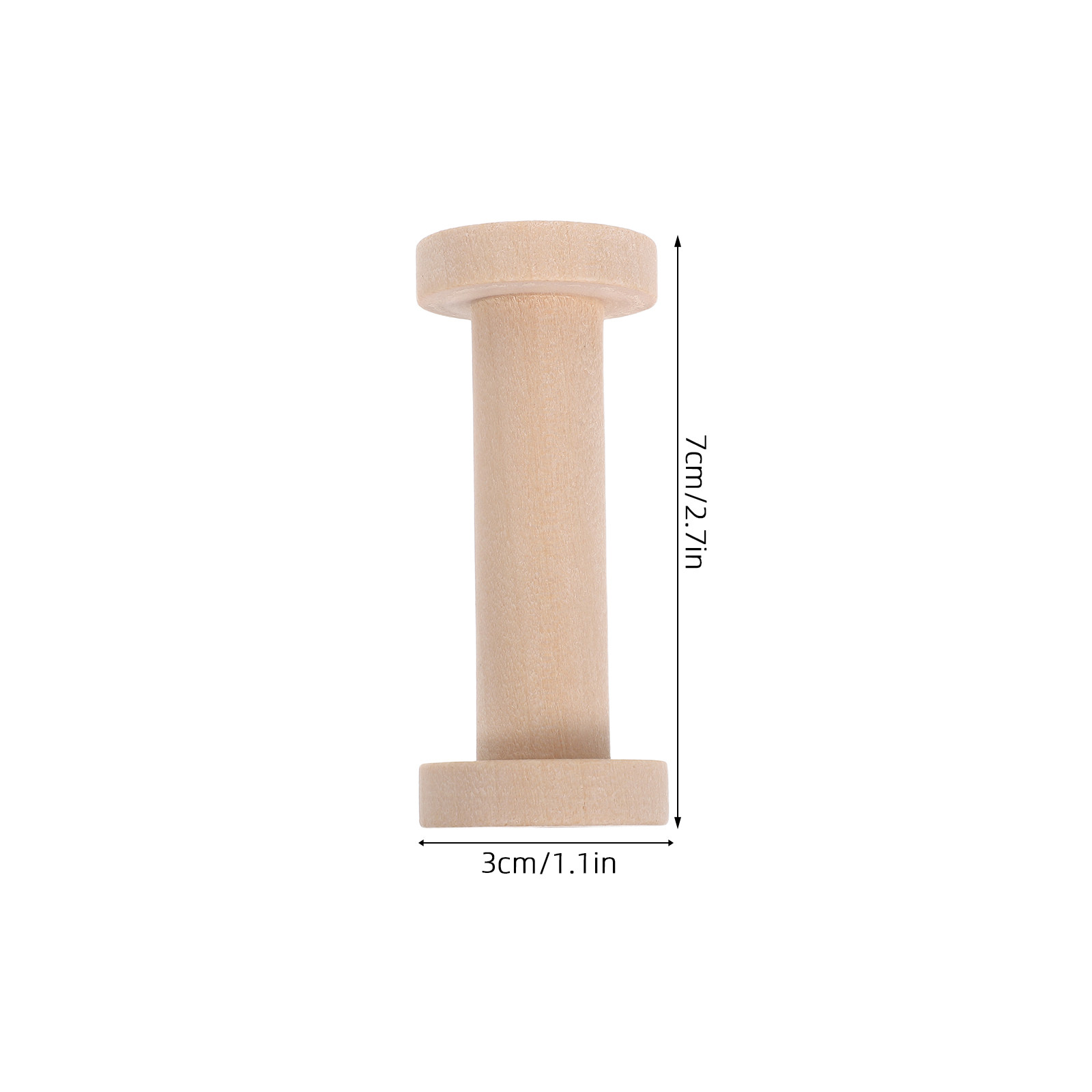 15Pcs Wooden Spools Natural Wo - Embroidery Ribbon review and price