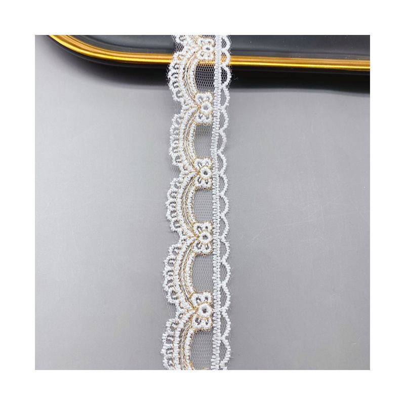 Fabric Mesh embroidery Hollow  - Embroidery Ribbon review and price