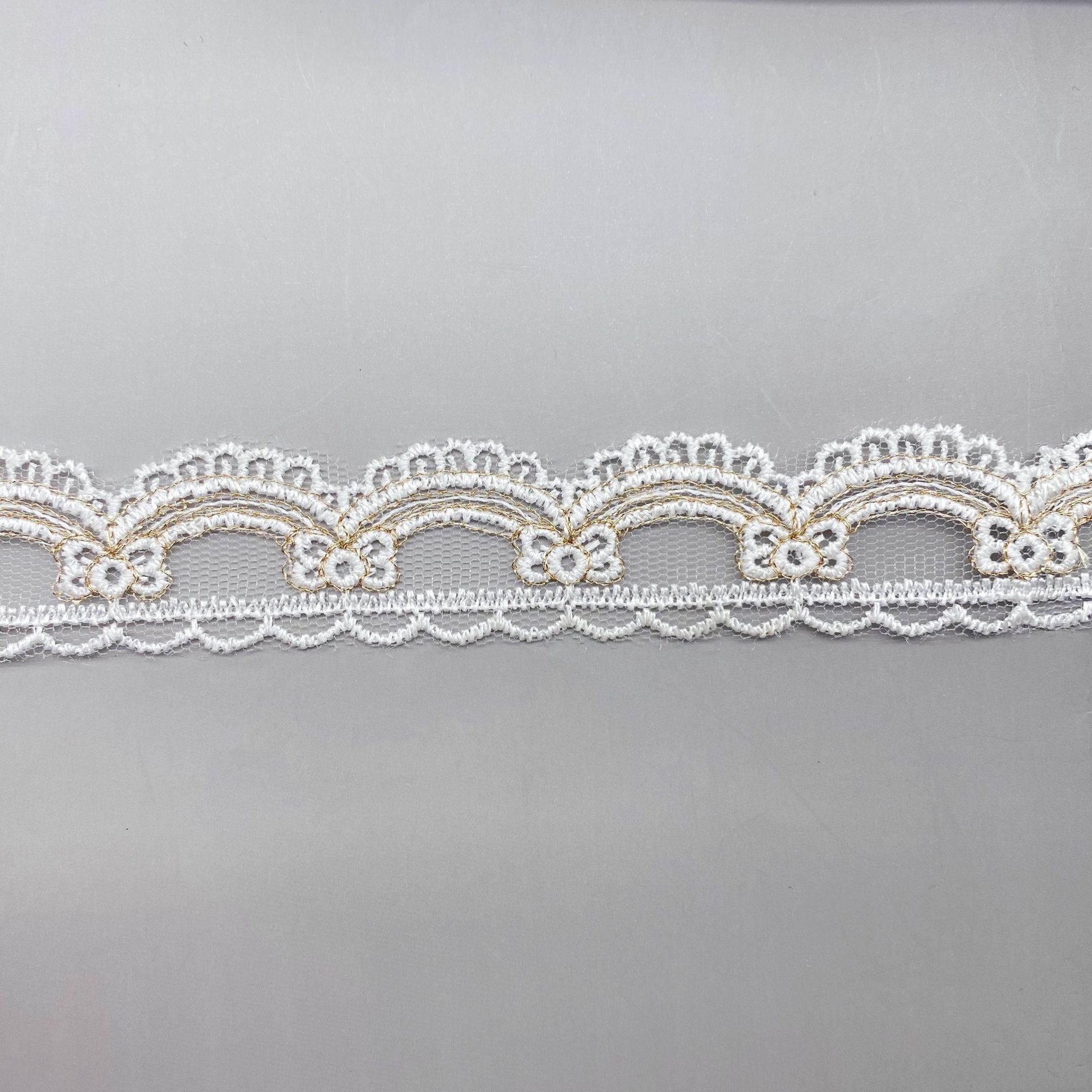 Fabric Mesh embroidery Hollow  - Embroidery Ribbon review and price