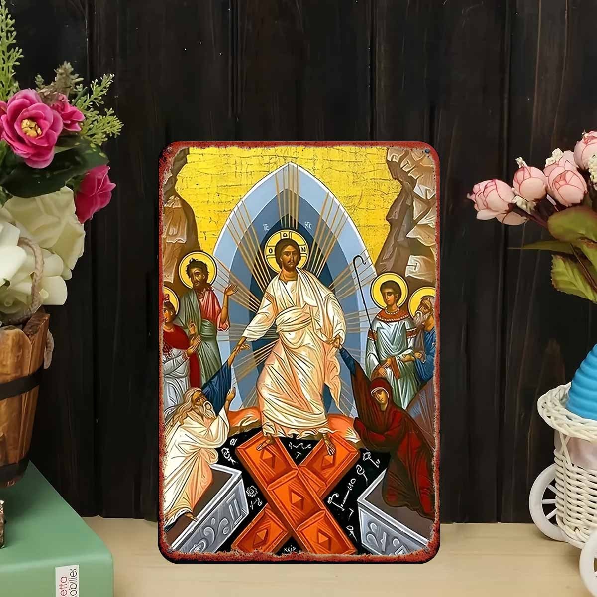 2D Vintage Metal Sign Easter A - Embroidery Garden review and price