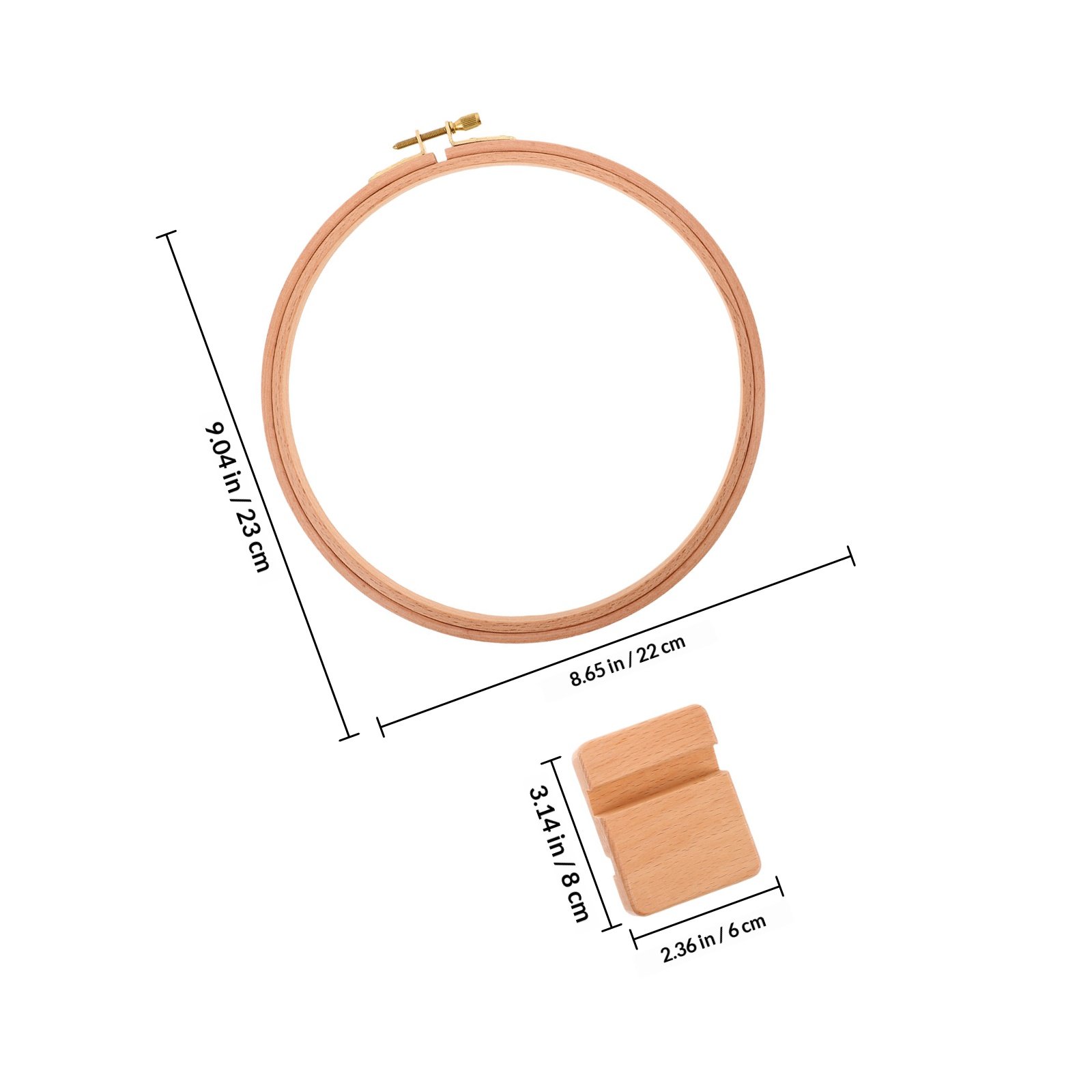 1Set Artisan Wooden Embroidery - Embroidery Hoop review and price