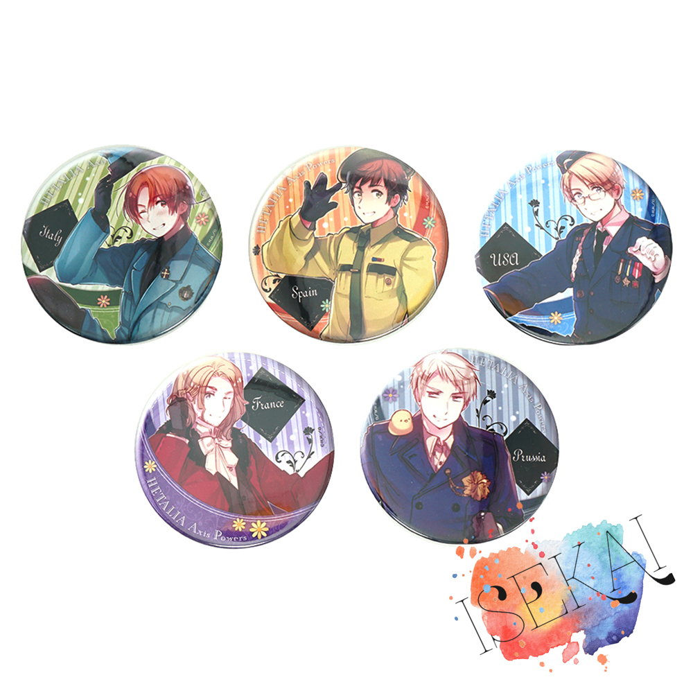 Axis Power HETALIA Anime Badge - Embroidery Australia review and price
