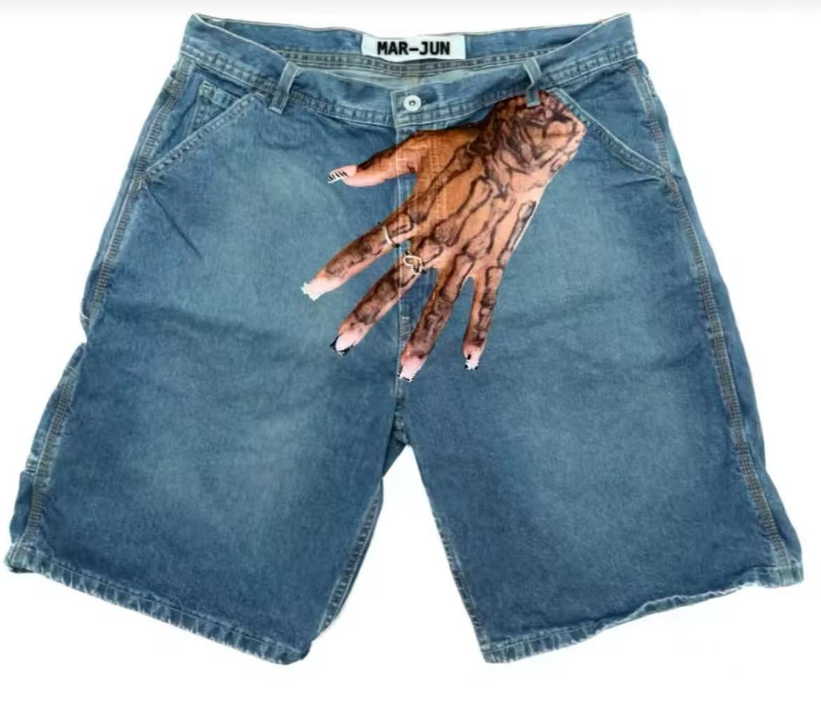 Deeptown Y2k Vintage Harajuku  - Embroidery Jeans review and price