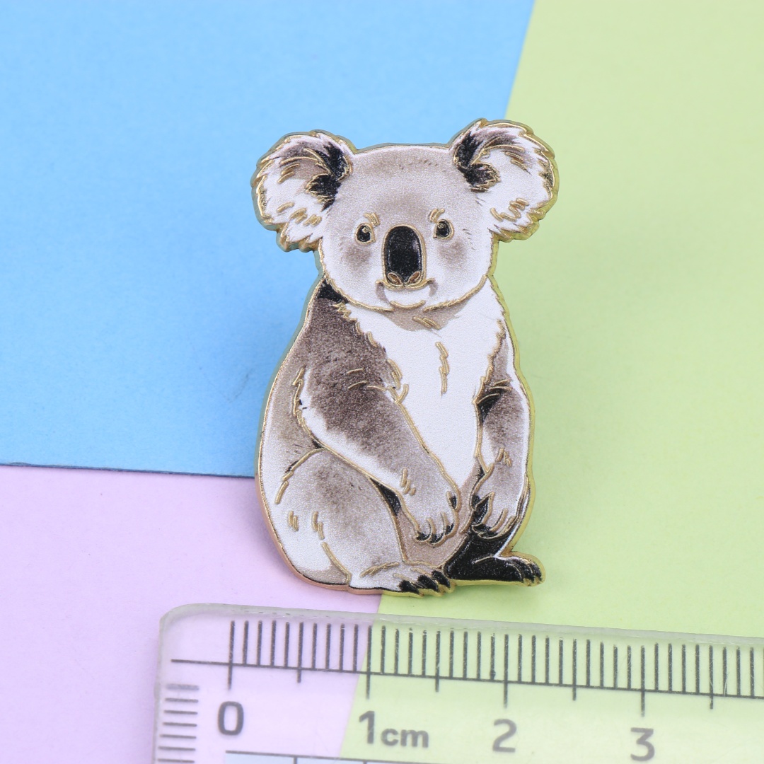 Watercolor Koala Enamel Lapel  - Embroidery Australia review and price