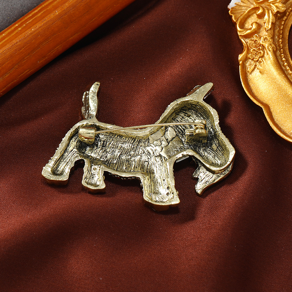 Vintage Cute Puppy Dog Brooche - Embroidery Australia review and price
