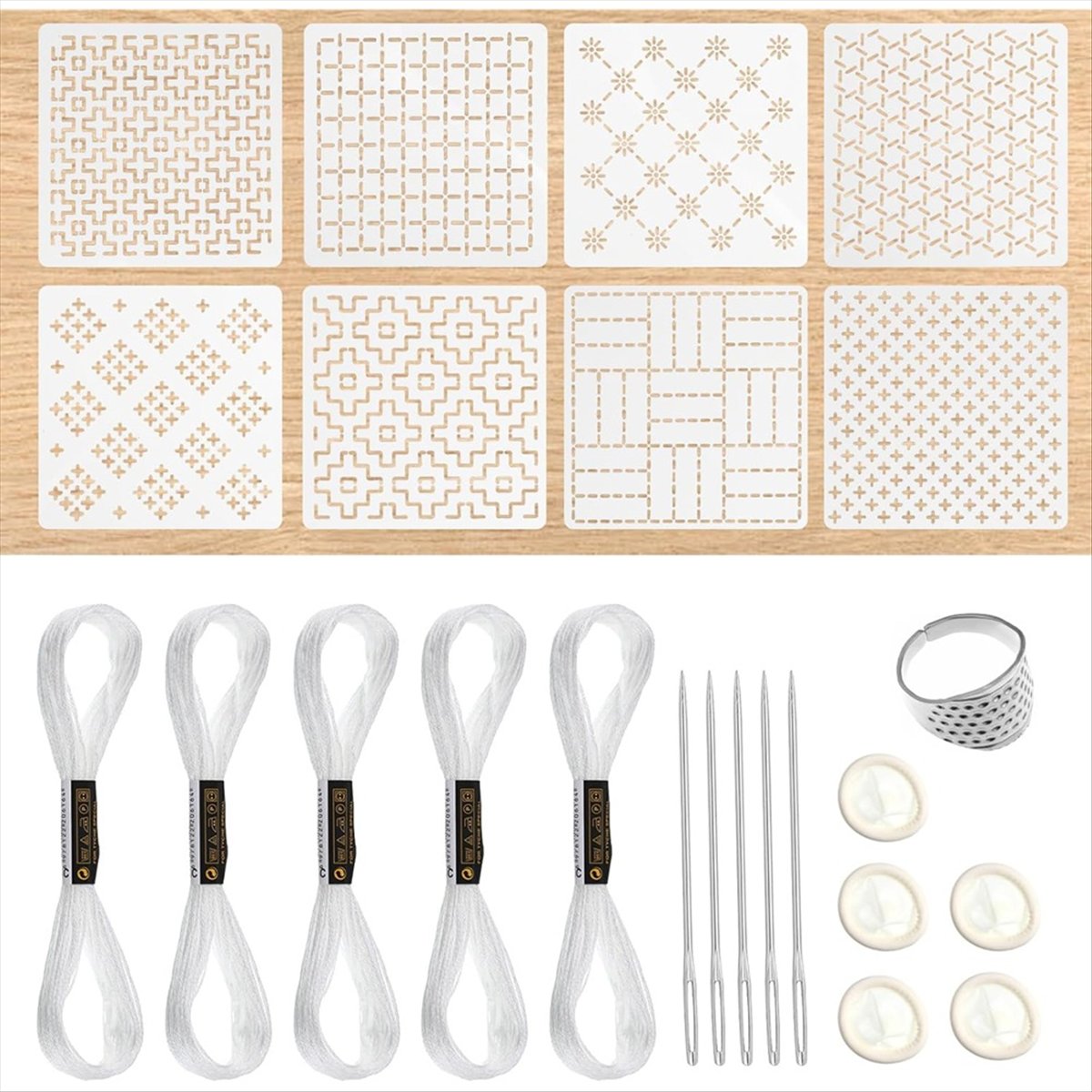 BHBL 24Pcs Plastic -Stencil Ki - Embroidery X Pattern review and price