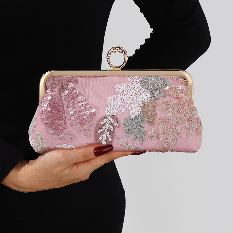 Sequins Embroidery Clutch Bag  - Embroidery Bali review and price
