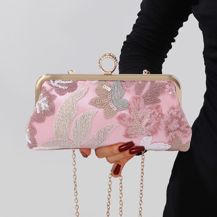Sequins Embroidery Clutch Bag  - Embroidery Bali review and price