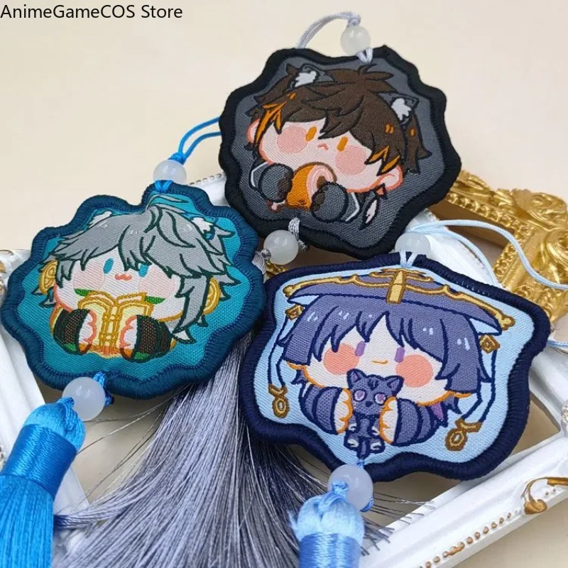 Anime Genshin Impact Tartaglia - Embroidery Xmas Ornaments review and price